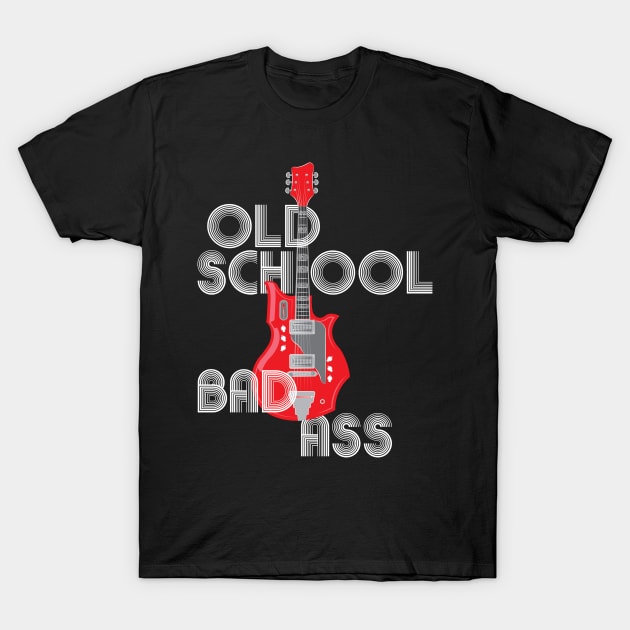 These Go To Eleven, Old School - Vintage Guitar graphic T-Shirt by Vector Deluxe